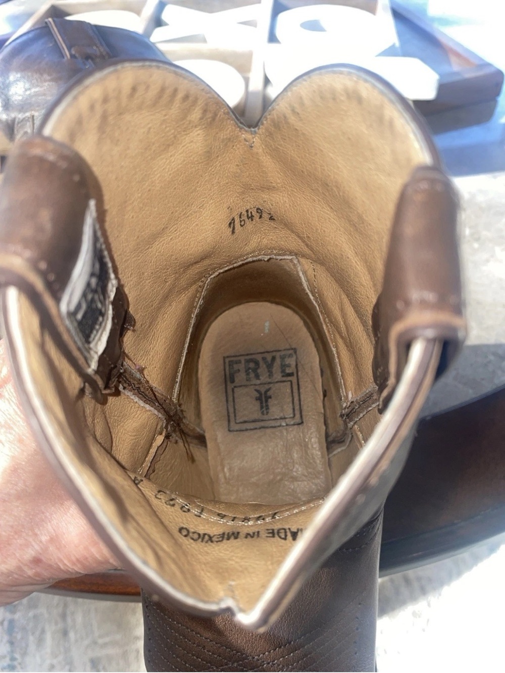 Frye Billy Pull-On Leather  Boots 7.5 $379 - Picture 12 of 13